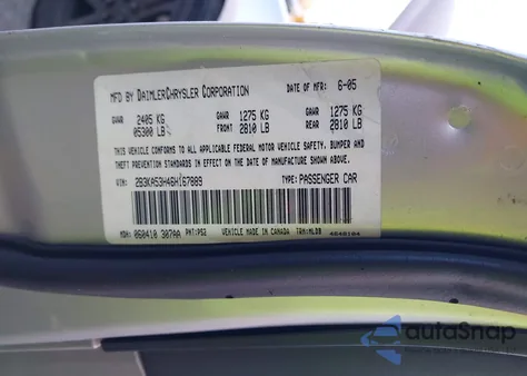 2006 Dodge Charger Rt z USA, uszkodzony, nr VIN 2B3KA53H46H167889